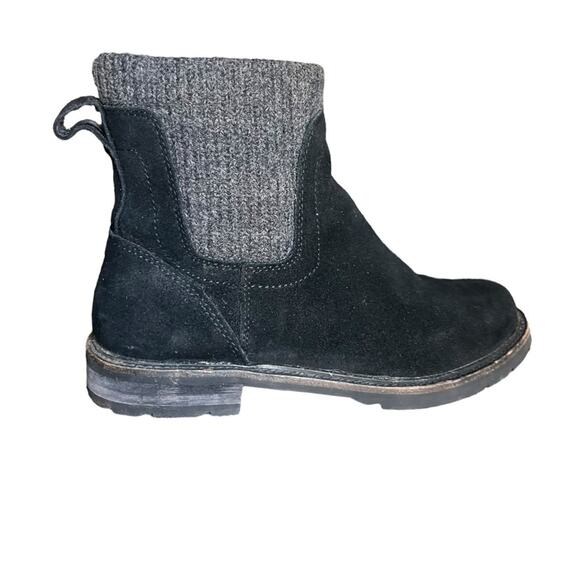 LL Bean East Point Chelsea Pull On Suede Sweater Shaft Boots - Picture 1 of 5